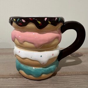 Stacked Donut coffee mug. Excellent condition.